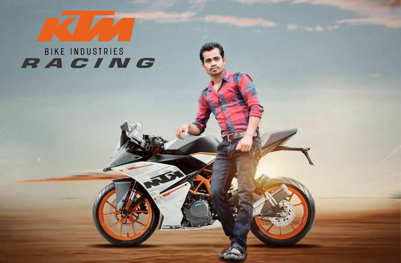 KTM Lover Racing Bike Picsart Manipulation