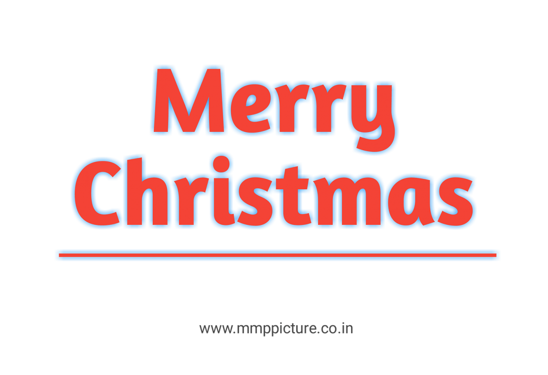 New Christmas Stylish Text PNG Wishes