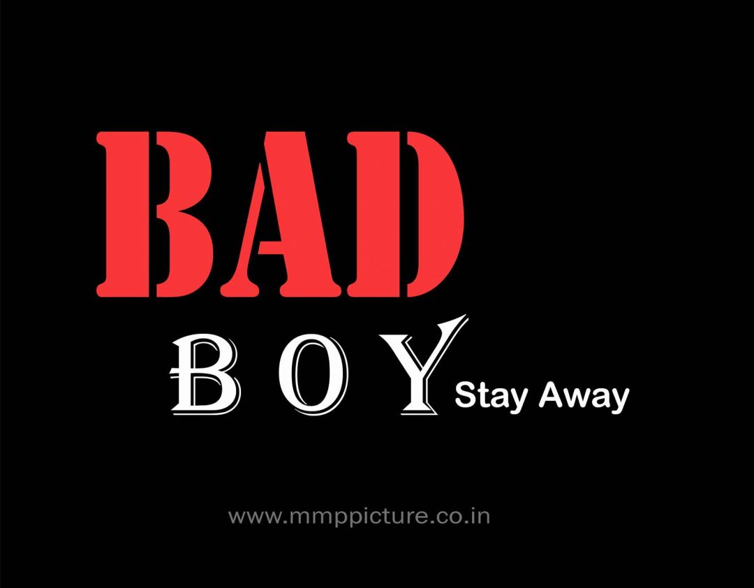 Bad Boy Text PNG For Editing Free Stock Font