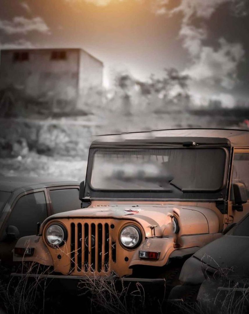 Jeep Dark Tone CB Background Image Free Stock