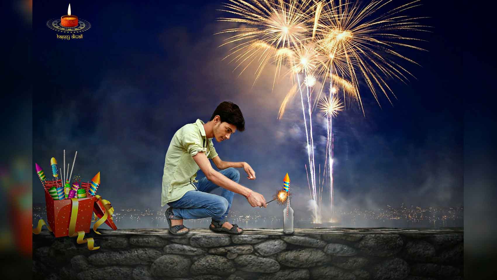Diwali Photo Editing Tutorial Best Diwali Photo Manipulation