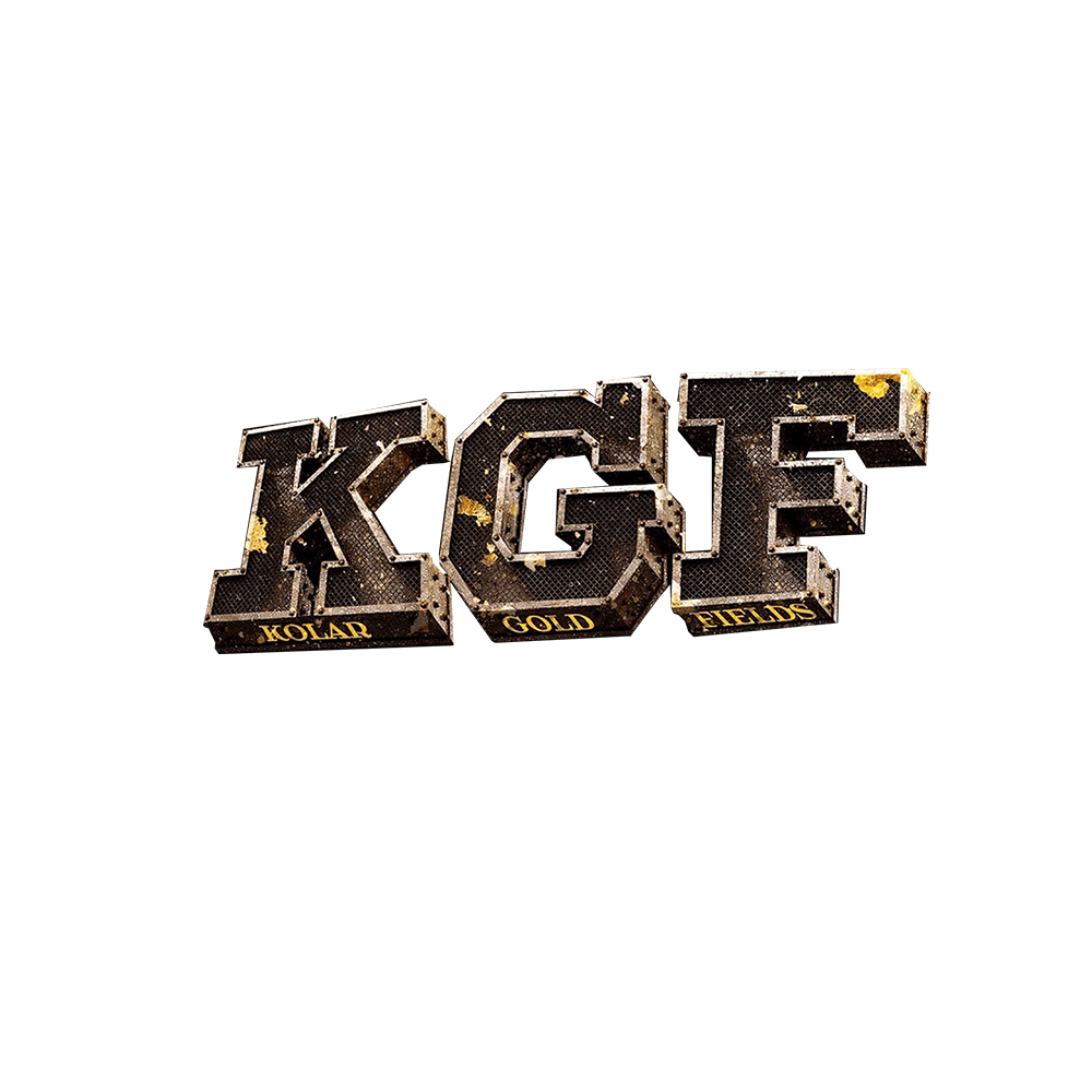 KGF Movie Text PNG Transparent Stylish Font