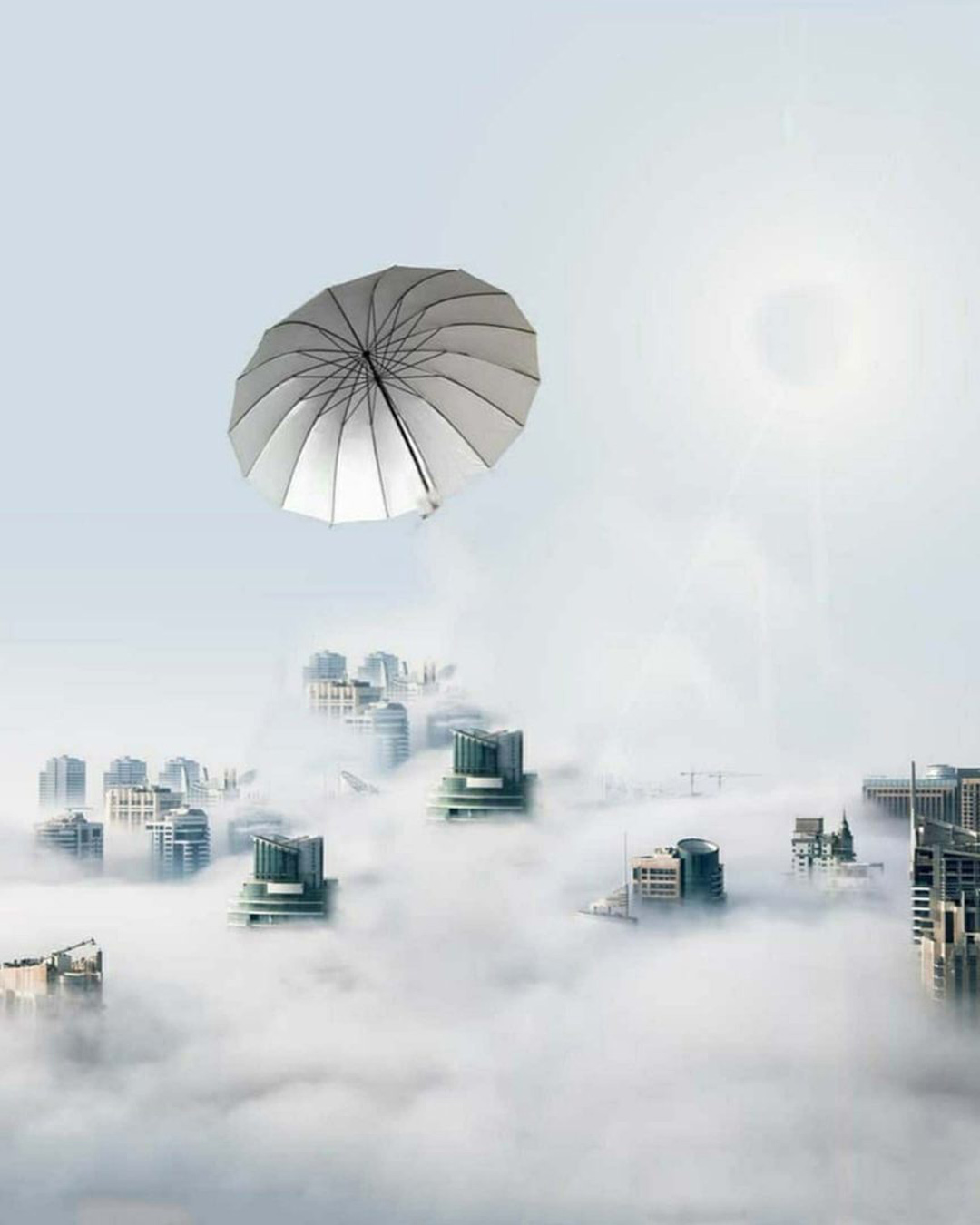Cloud City PicsArt Background Free Stock Image