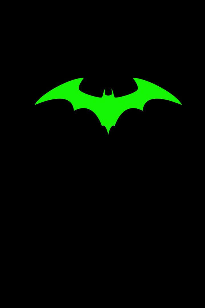 Green Batman Symbol iPhone Wallpaper 4K Image [ Download ]